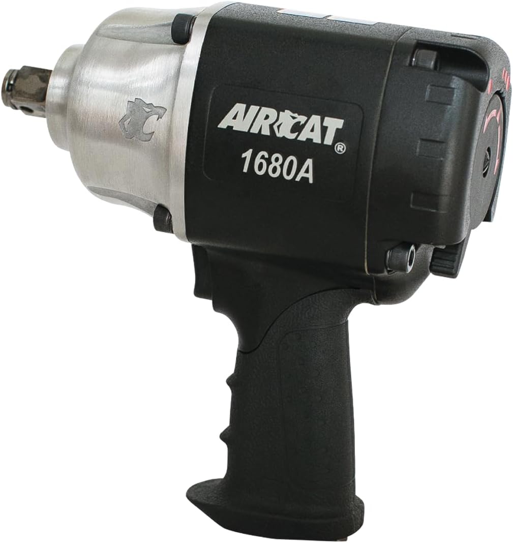 AIRCAT Pneumatic Tools 1680-A: 3/4-Inch Impact Wrench 1,600 ft-lbs of Torque - Standard Anvil - Image 1