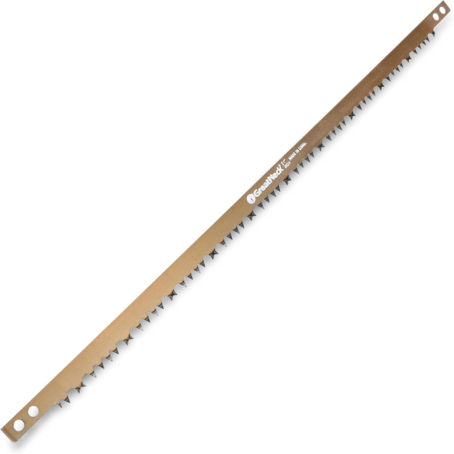 GreatNeck BS21 Bow Saw Blade, 21 Inch | Makes Quick Work of Green Wood | Extra Hard Chrome Alloy Steel Blade | Rust Resistant | Fits any 21 Inch Bow Saw Frame | Fits GreatNeck BB21 Bow Saw - Image 1
