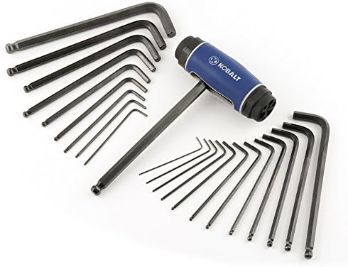 Kobalt 498877 23-Piece T-Grip Handle Hex Key Set, Inch/Metric - Image 1