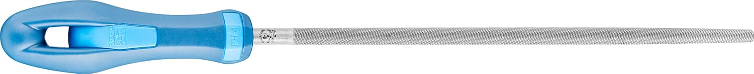 PFERD 8" Round File - DIY Packaged Bastard Cut, with Handle - Part 11067P - Image 1