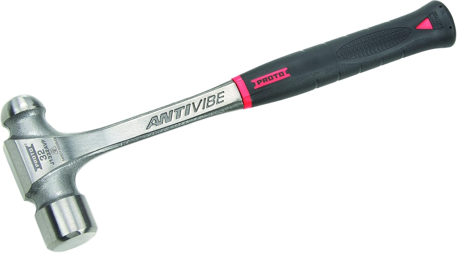 Proto Stanley Proto J1332AVP Antivibe Ball Pein Hammer, 32-Ounce - Image 1
