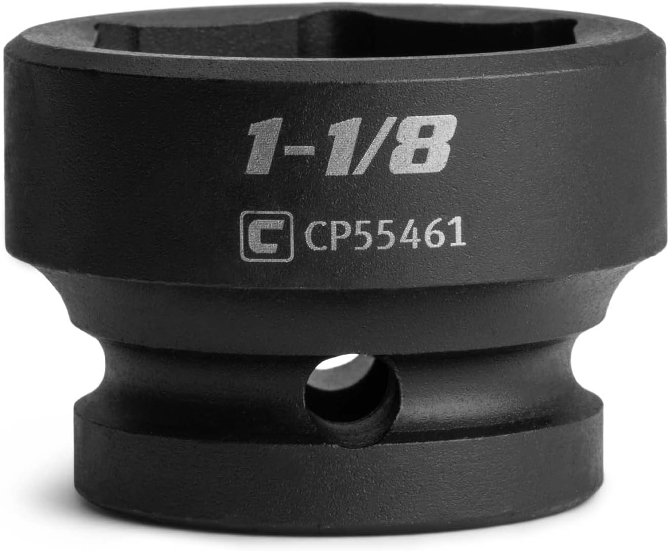 Capri Tools 1-1/8 in. Stubby Impact Socket, 1/2 in. Drive, 6-Point, SAE - Image 1