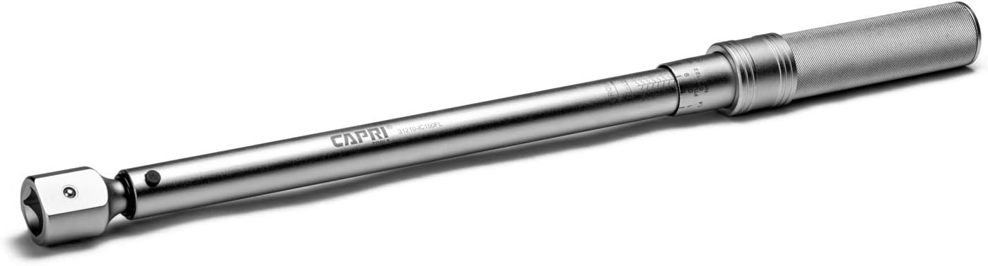 Capri Tools 14 mm x 18 mm, 20 ft./lbs. to 150 ft./lbs. Interchangeable Torque Wrench, steel, CP31210-IC150FL-T - Image 1
