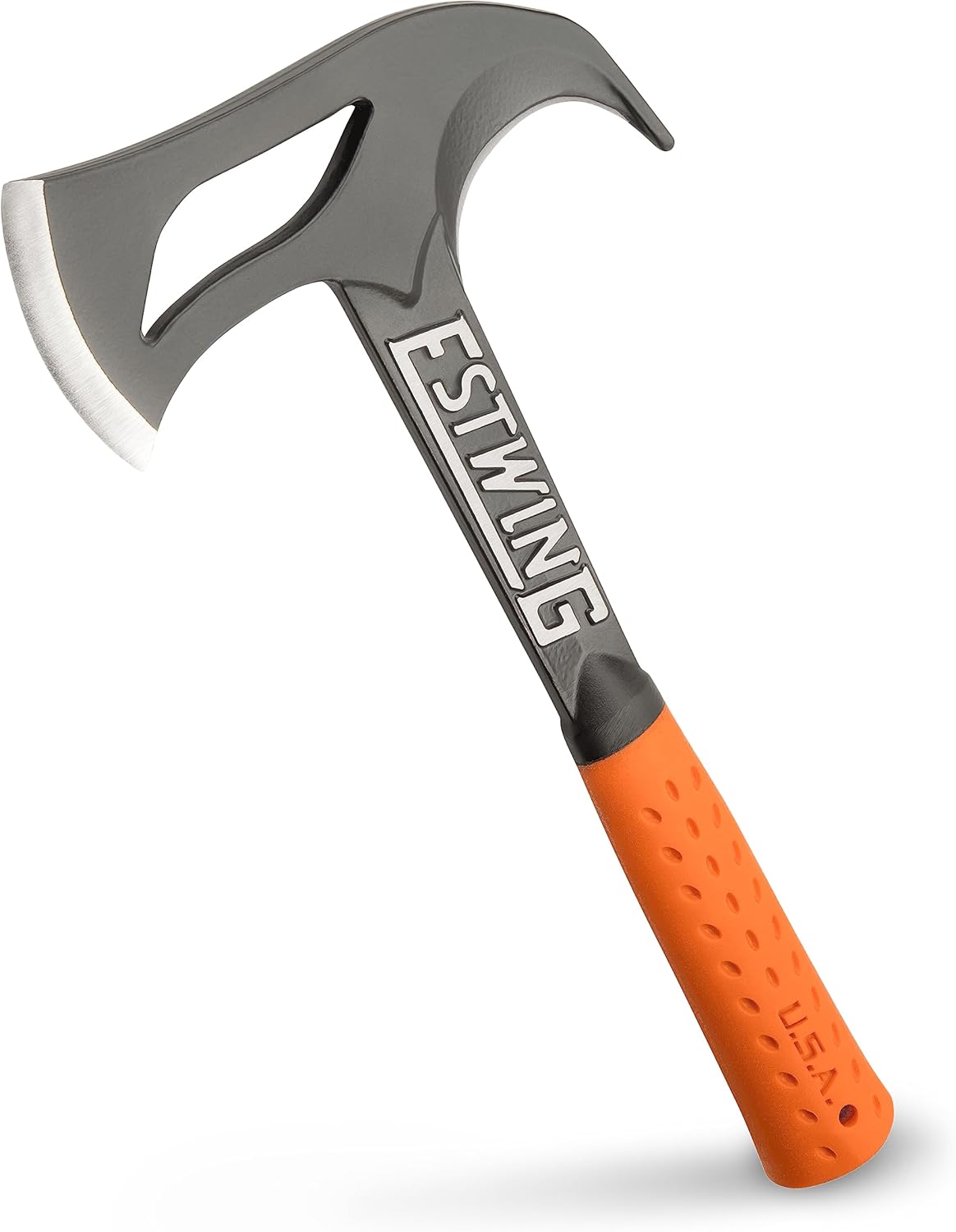 ESTWING Hunter's Axe - 14.25" Forged Steel Hatchet with Gut Hook & Shock Reduction Grip - EOHA - Image 1