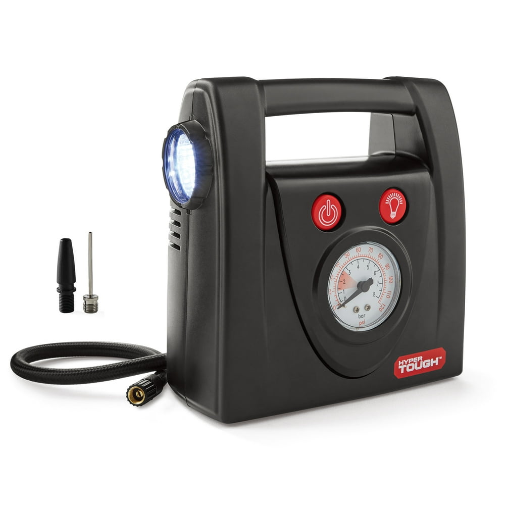 Hyper Tough DC 12V Portable Analog Tire Inflator - Image 1