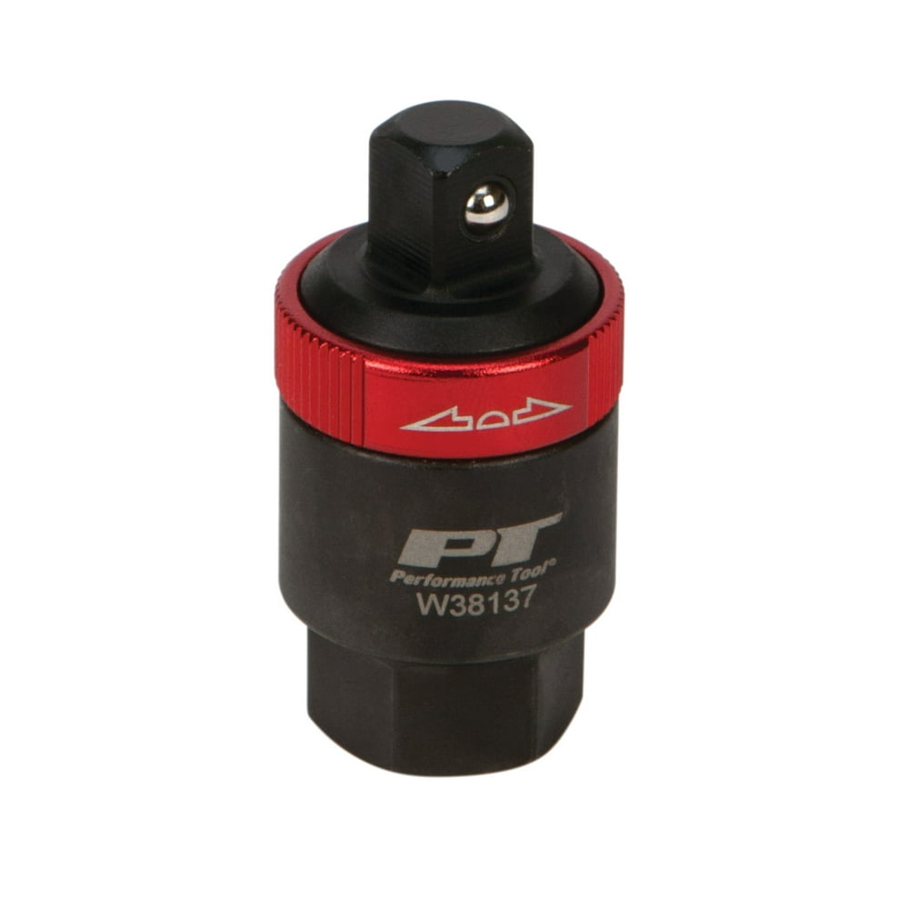 Performance Tool W38137 3/8-Inch Drive Reversible Ratcheting Breaker Bar Adapter - Converts Breaker Bar or Sliding T-Handle into a Ratchet - Image 1