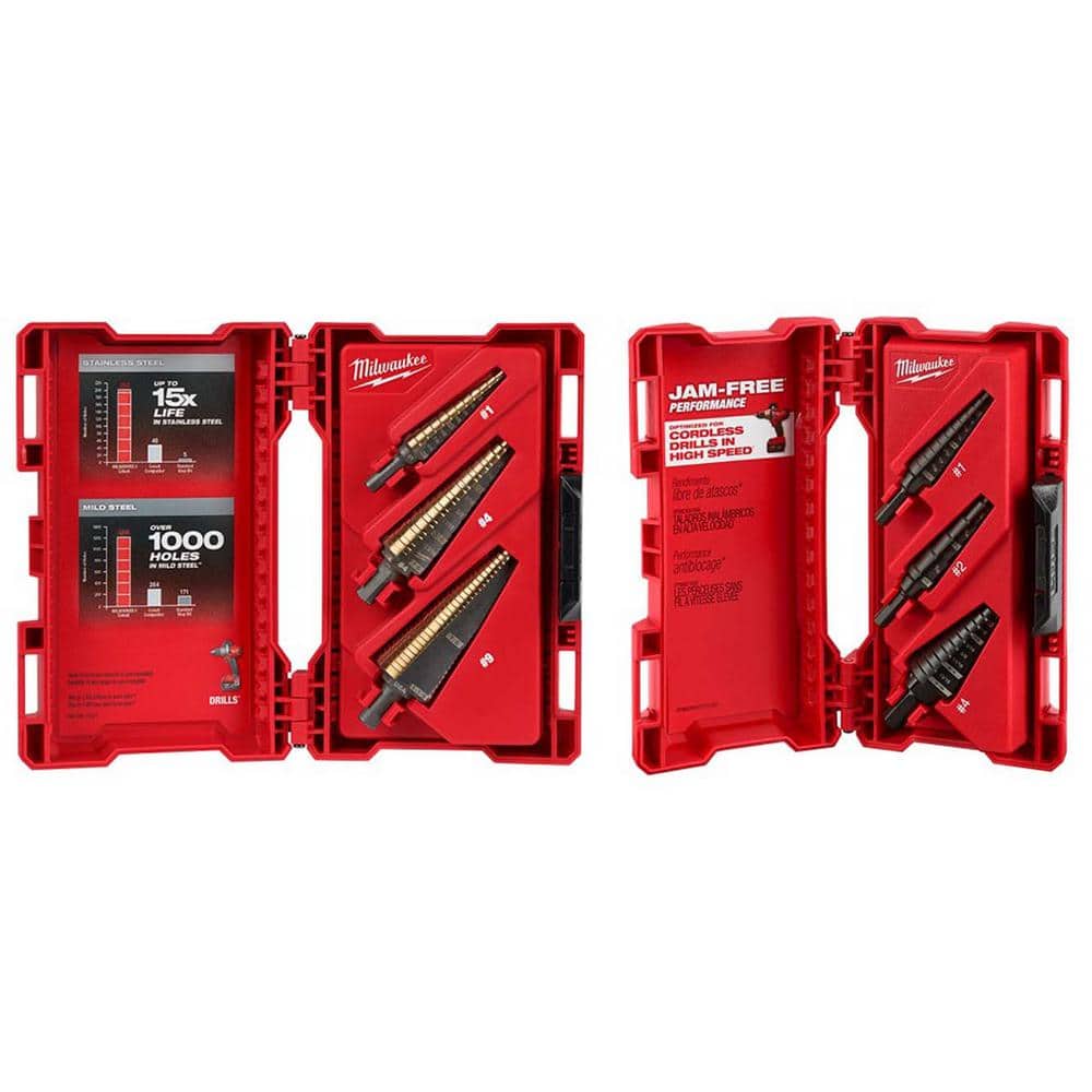 Cobalt & Black Oxide Step Drill Bit Kit (6-Piece) - Image 1
