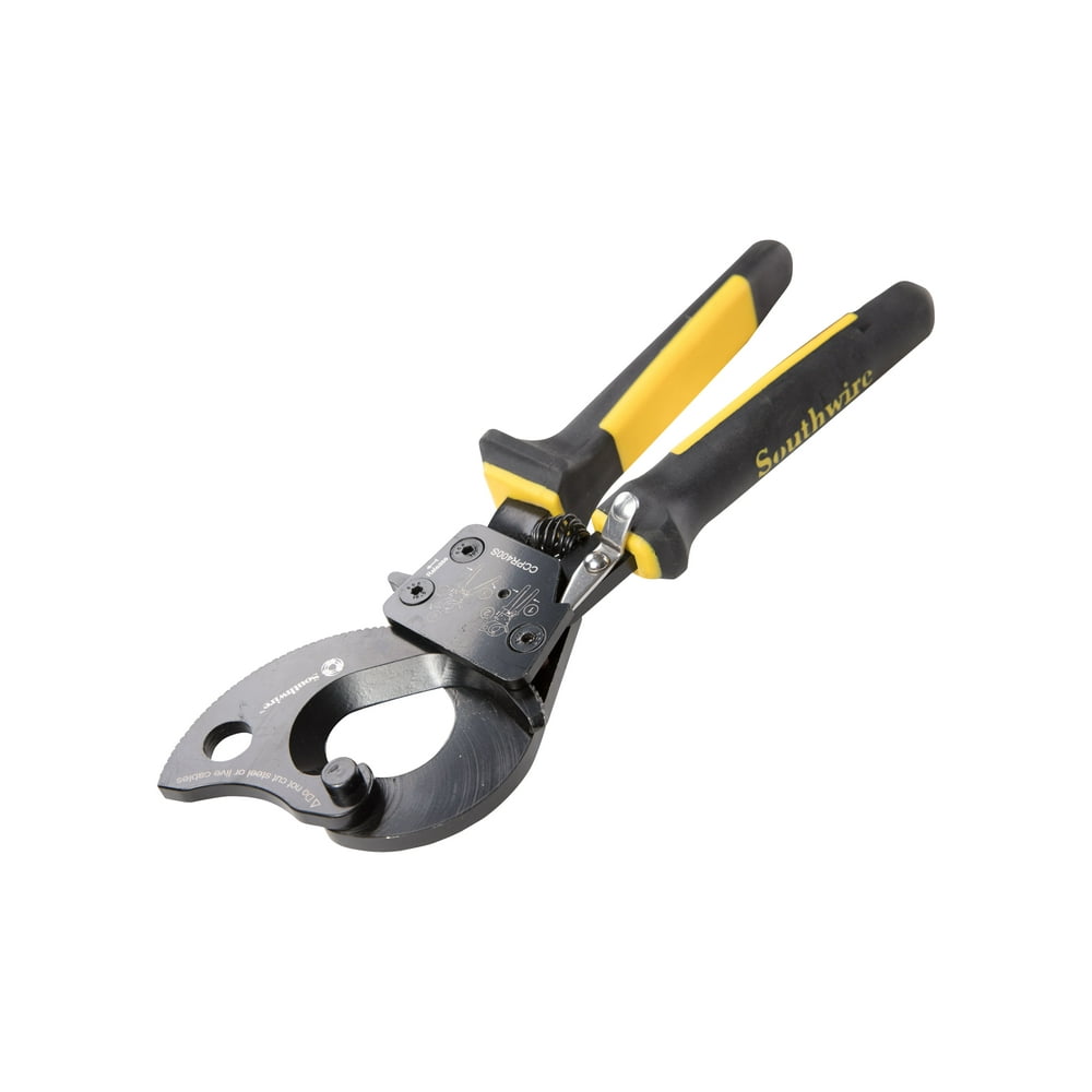 Southwire Heavy Duty Steel Ratcheting Cable Cutter for 600 KCMIL Copper - Image 1