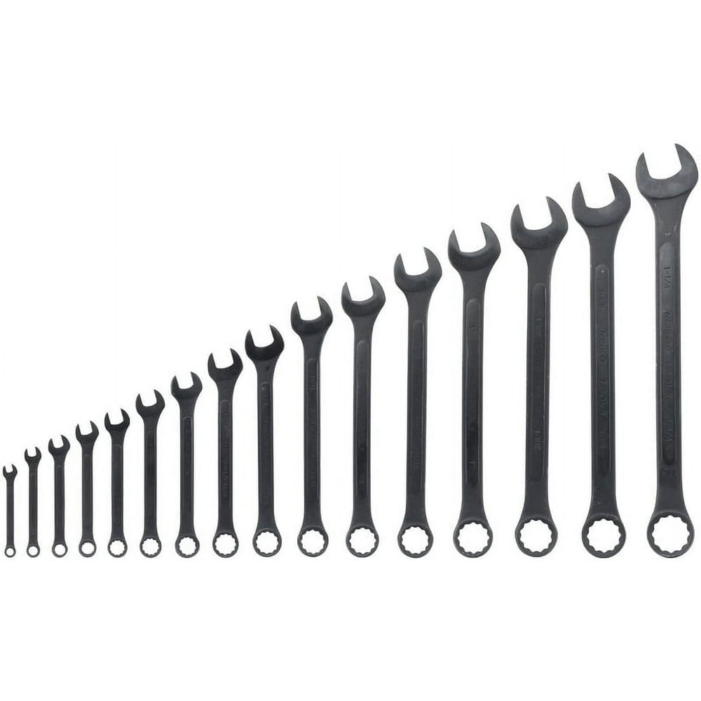 Neiko 03574A Jumbo Combination Wrench Set | 16 Piece | SAE | 1/4” to 1-1/4” | Raised Panel Construction - Image 1