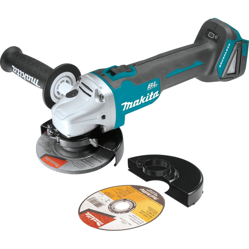 Makita XAG04Z 18V LXT Lithium-Ion Brushless Cordless 4-1/2 / 5" Cut-Off/Angle Grinder, Tool Only - Image 1
