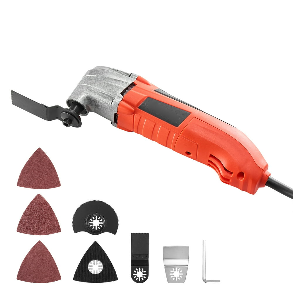 KFFKFF Oscillating Multi-Tool Kit, 2.2Amp Corded Electric Tool with 22,000 OPM Speed, 2.8° Oscillation Angle, Includes 7 Saw Accessories for Cutting, Scraping, Sanding, and Floor Removal - Image 1