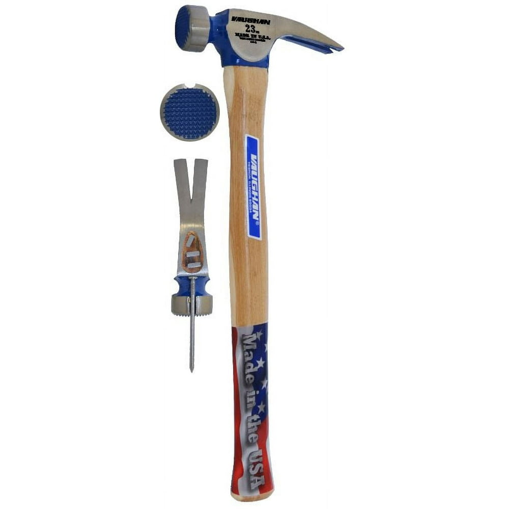 Vaughan 23 oz Milled Face California Framing Hammer - Image 1