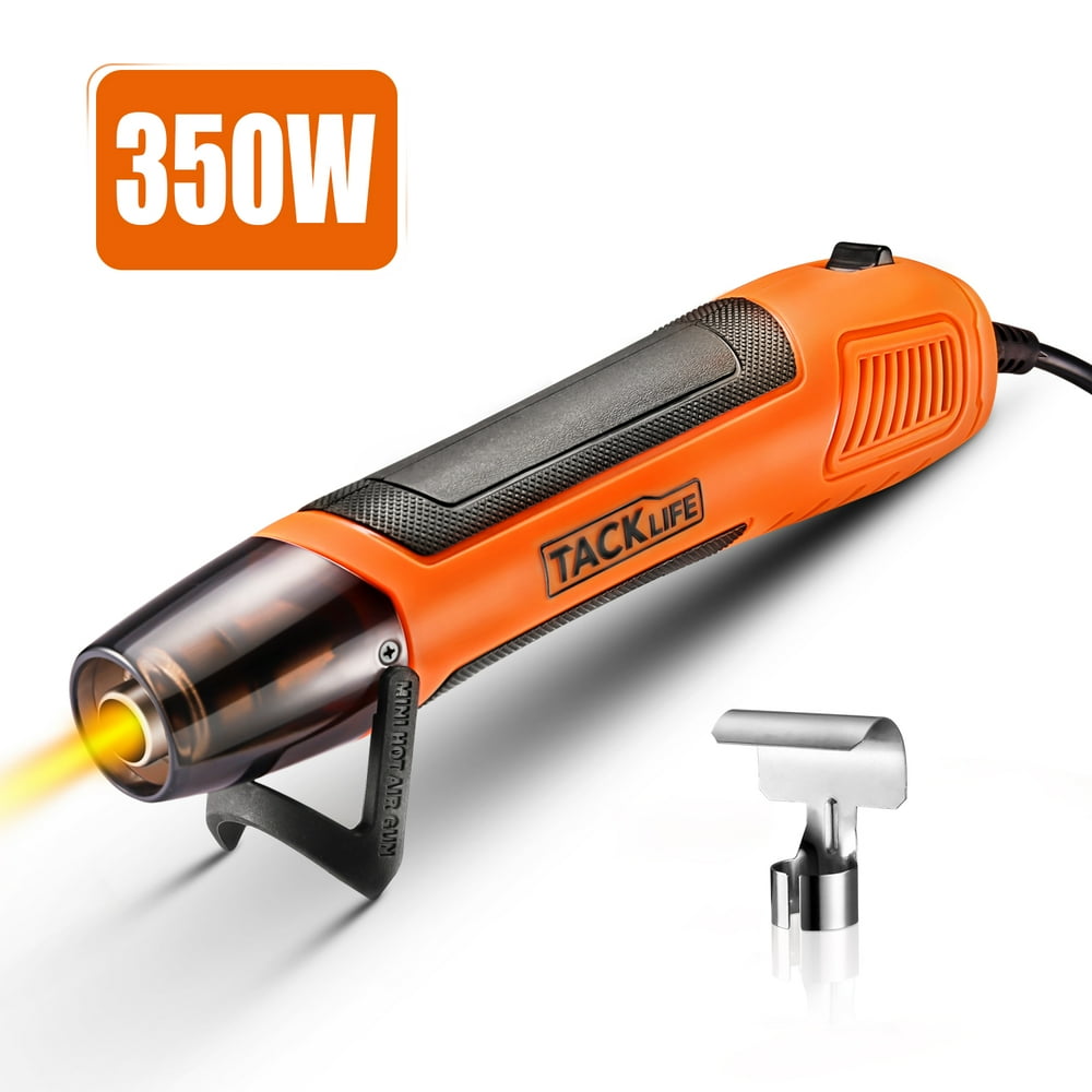 TACKLIFE Mini Heat Gun, 350W/662°F Hot Air Gun with 6.56Ft Long Cable-HGP35AC - Image 1