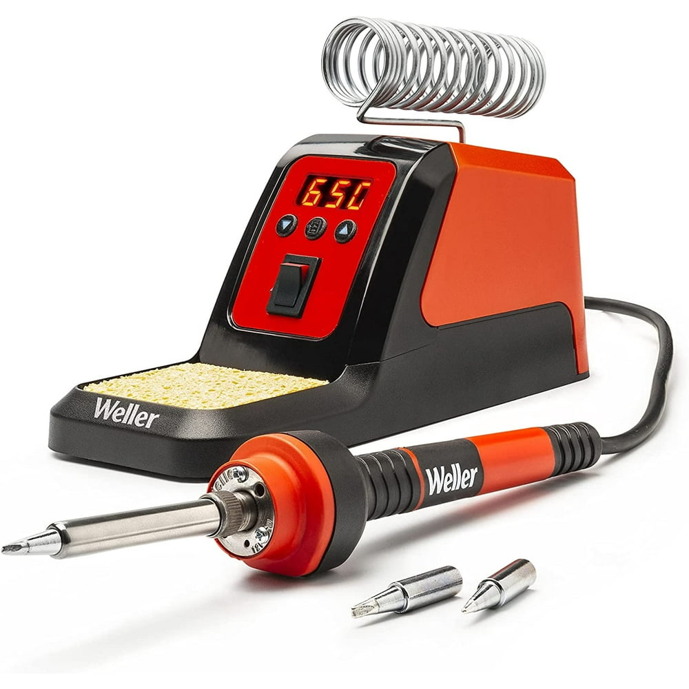Weller Digital Soldering Station with 70W Precision Iron, 120V - WLSKD7012A,Red/Black 70-Watt Digital - Image 1