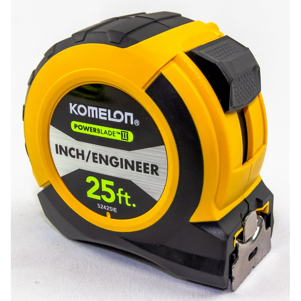 Komelon 25ft ABS Powerblade II Tape Measure (Inch/Engineer) - Image 1