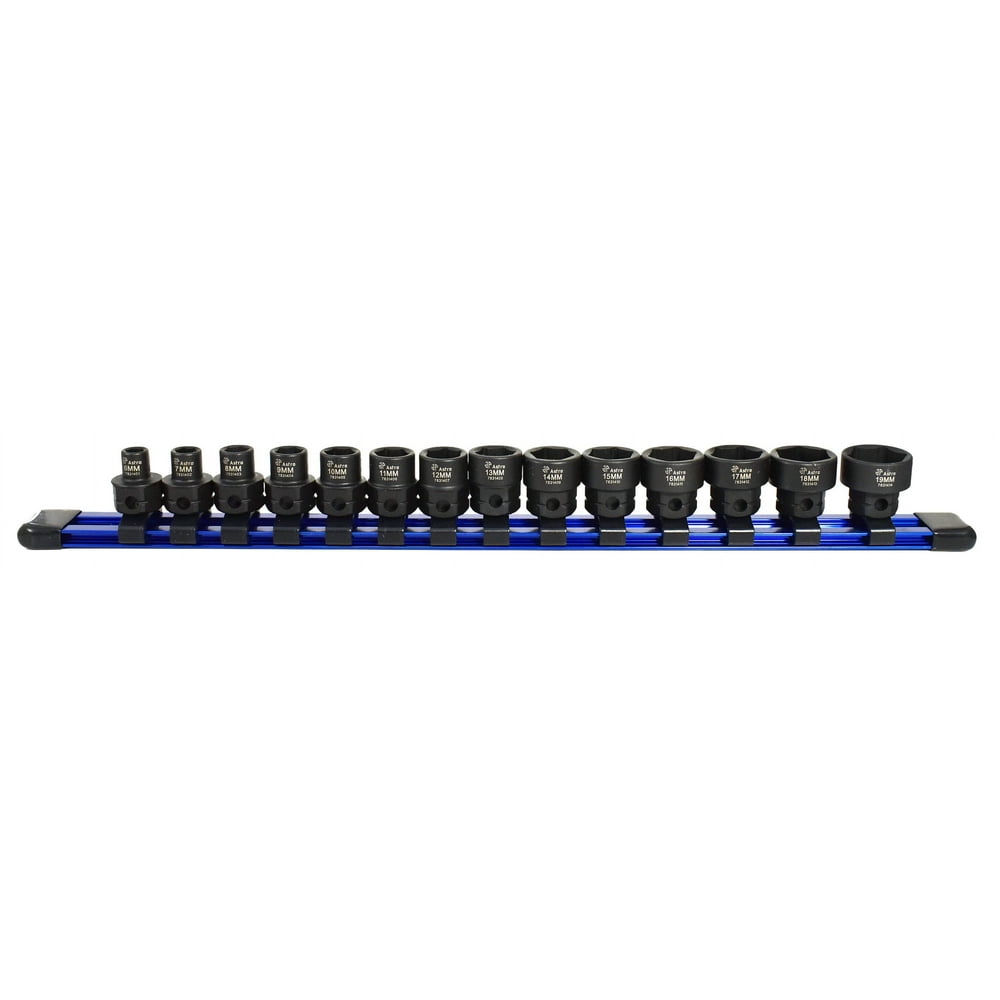 Astro Pneumatic Tool 78314 14pc 3/8-Inch Drive Low Profile Nano Impact Sockets - Metric - Image 1