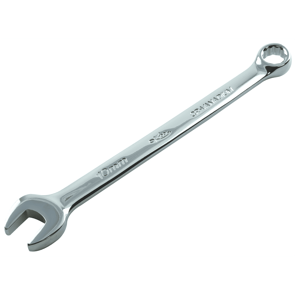 K Tool International Wrench 10mm Combination 12 Point 15 Degree Hi Polish - Image 1