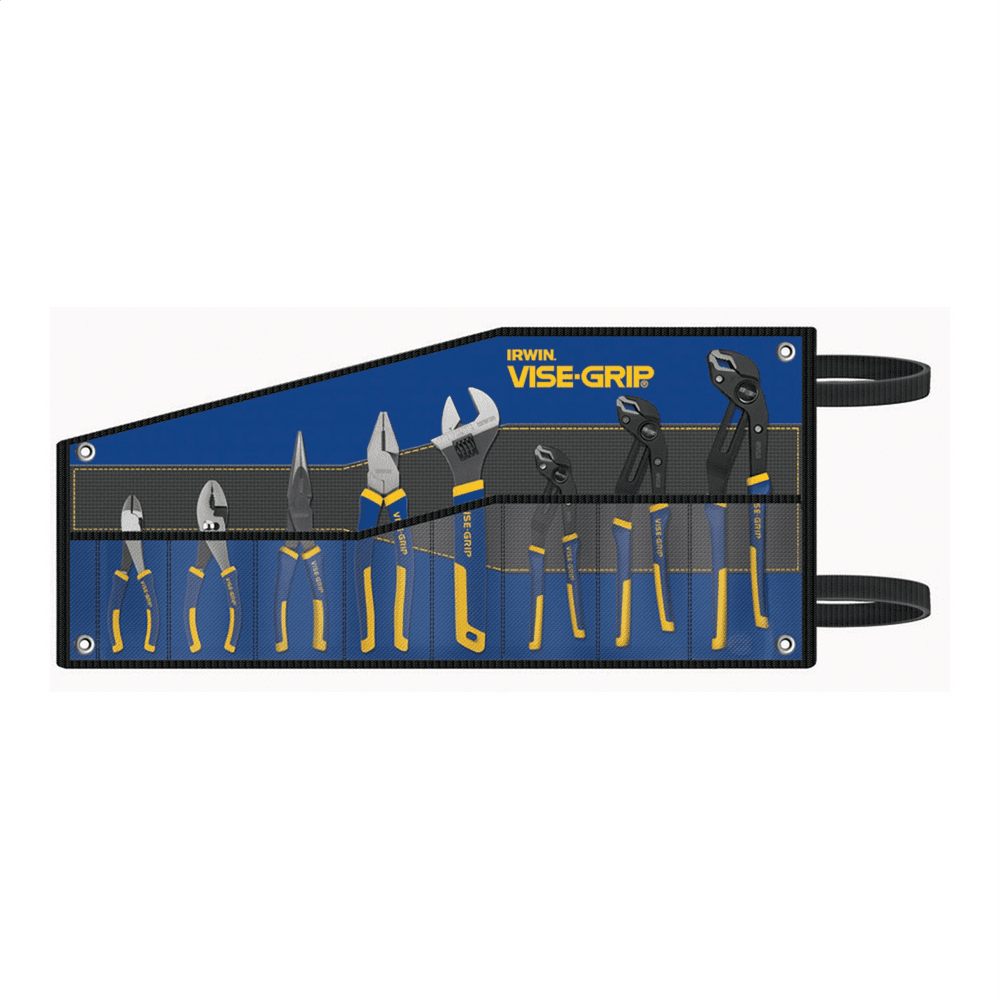 Irwin/Hanson 2078712 Vise-Grip 8pc GrooveLock/ProPliers Kit Bag Set - Image 1