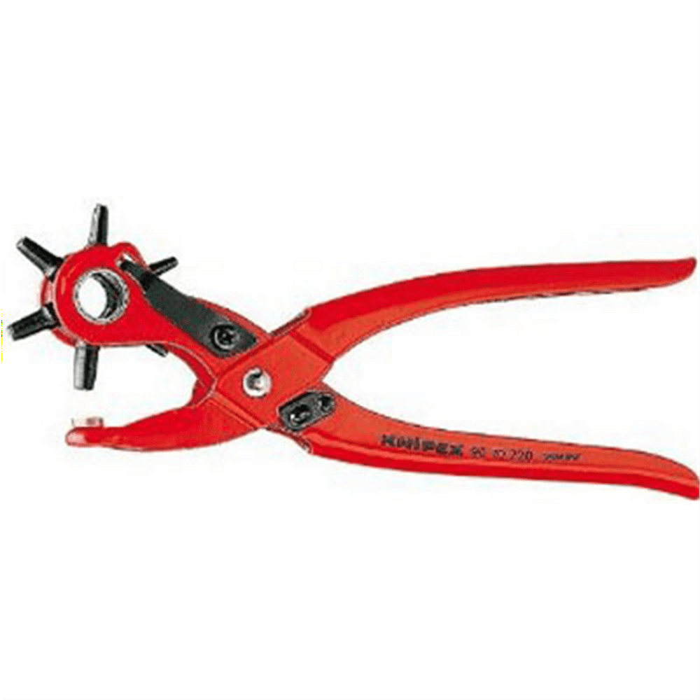 KNIPEX Tools 90 70 220 Revolving Hole Punch Pliers Tool - Image 1