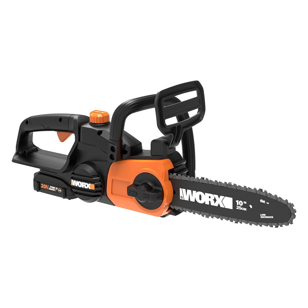 Worx WG322 20V Power Share 10" Cordless Chainsaw with Auto-Tension - Image 1