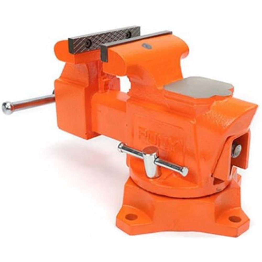 Pony Tools 29050 5 in. Heavy Duty Bench Vise - Orange - Image 1