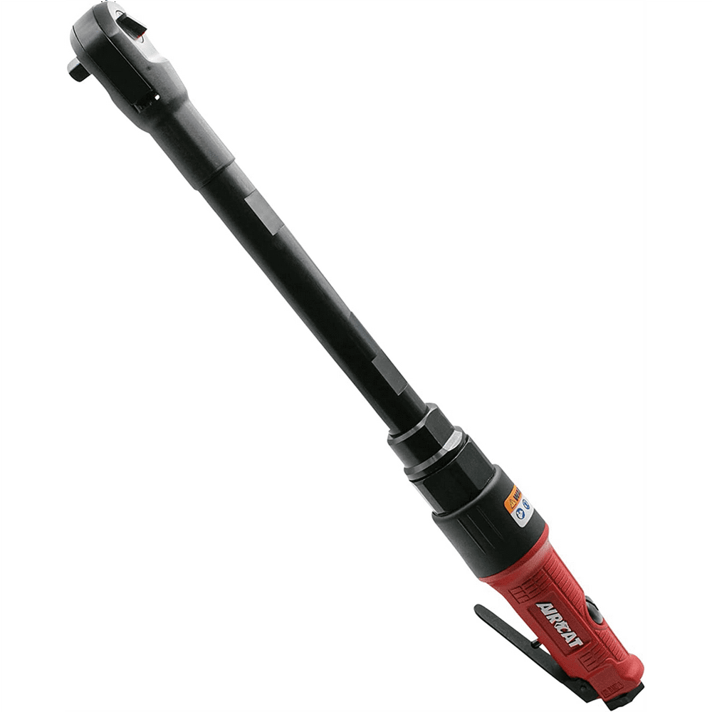 AIRCAT Pneumatic Tools 808-15: 15.3 Inch Long Reach Ratchet 200 RPM, 30 ft-lbs Maximum Torque - 3/8-Inch - Image 1