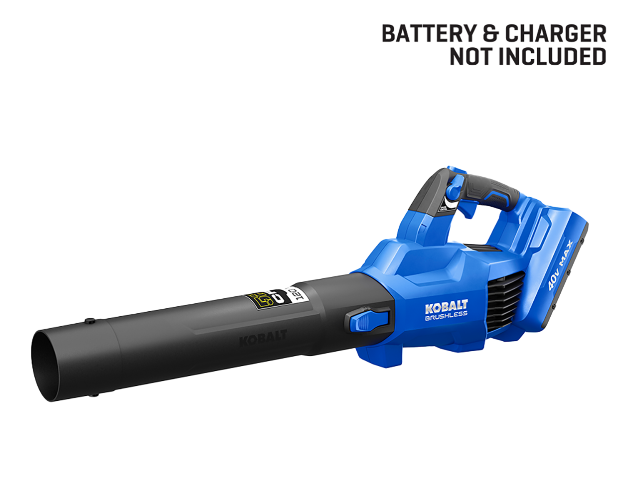 Kobalt Gen4 40v 520-CFM 120-MPH Cordless Battery Handheld Leaf Blower Battery and Charger Not Included - Image 1