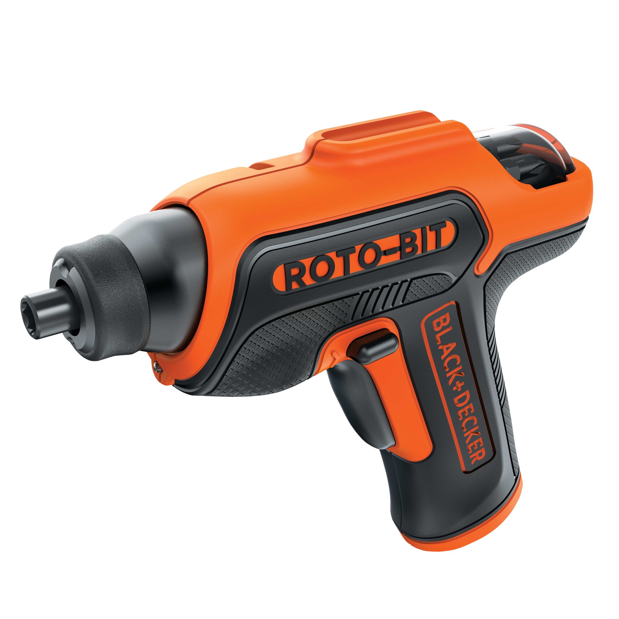 BLACK+DECKER 4V MAX Electric Screwdriver, Cordless, 180 RPM, 8 Bits With Built-In, Storage Compartment, Batteries Included (BDCS50C) - Image 1