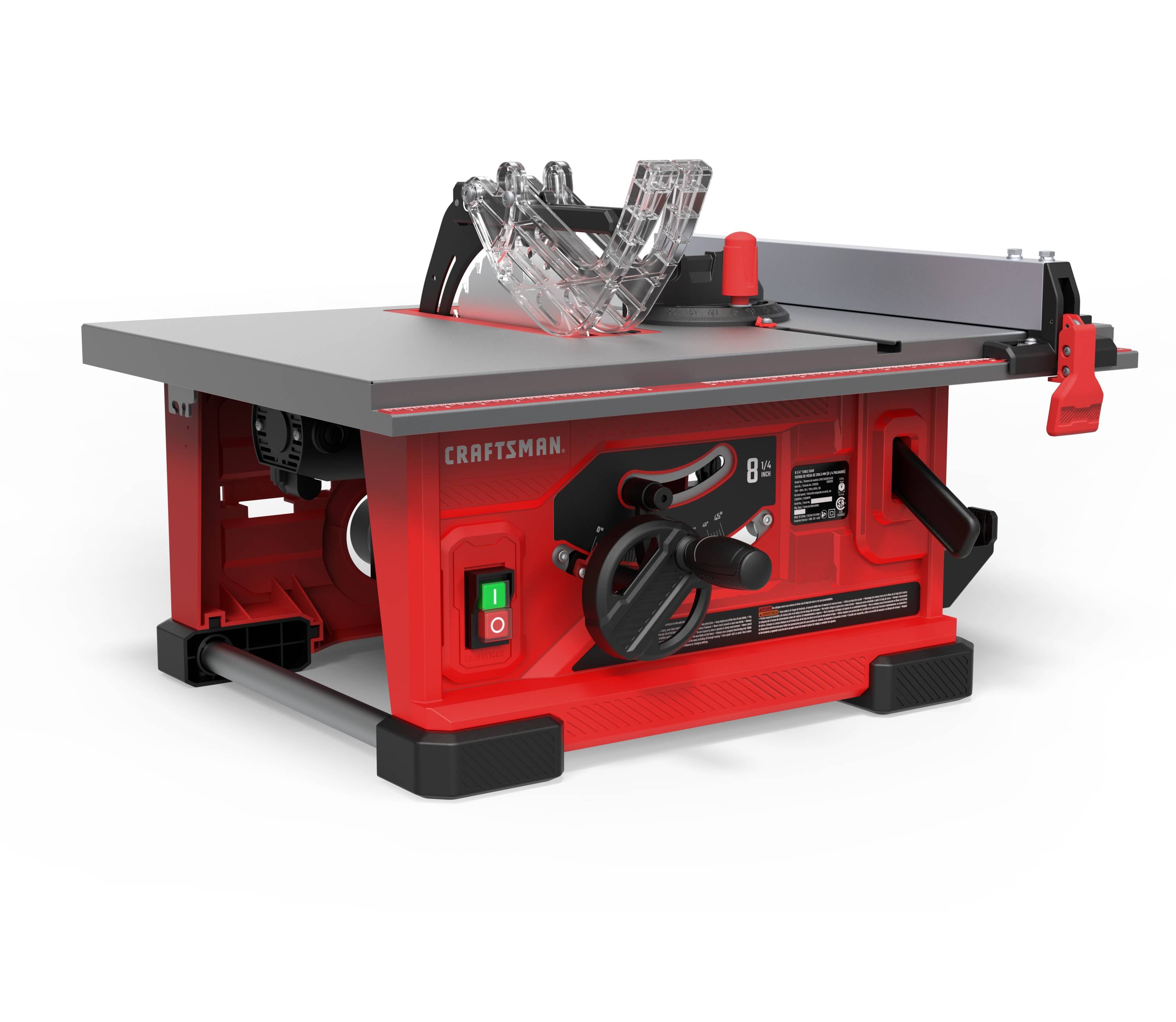 CRAFTSMAN 8.25-in 13.0 -Amp 120.0 -Volt Portable Benchtop Table Saw - Image 1