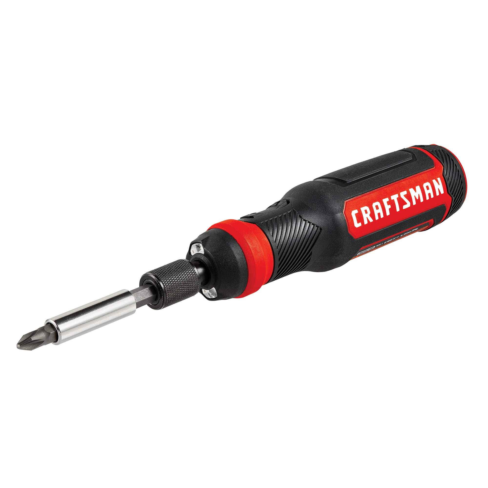 CRAFTSMAN 4V Electric Screwdriver Set, 300 RPM, Micro-USB Charging Port, 3-Stage Battery Charge Indicator (CMHT66718B20) - Image 1