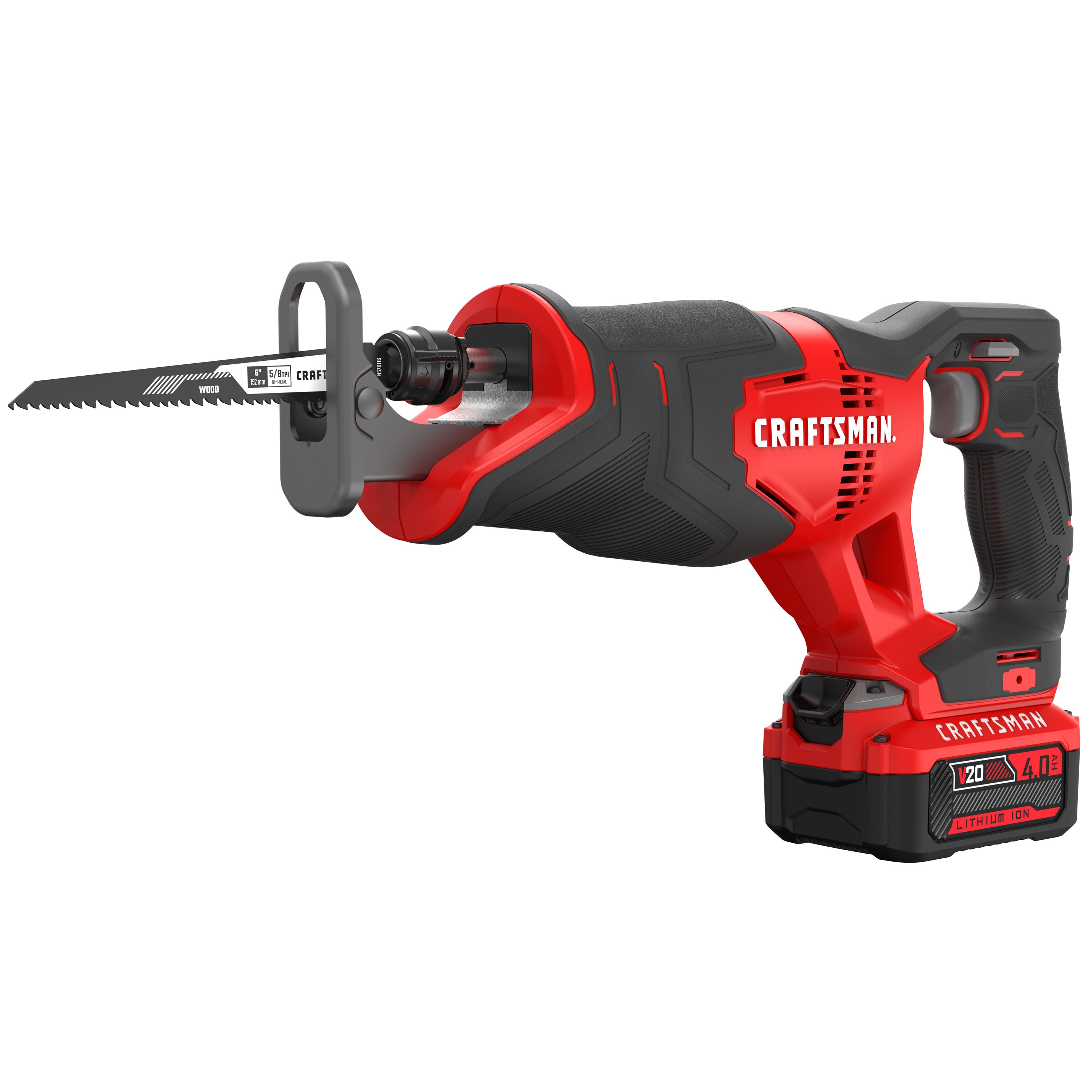CRAFTSMAN V20 20-volt Max Variable Speed Cordless Reciprocating Saw ( Battery Included and Charger Included ) - Image 1