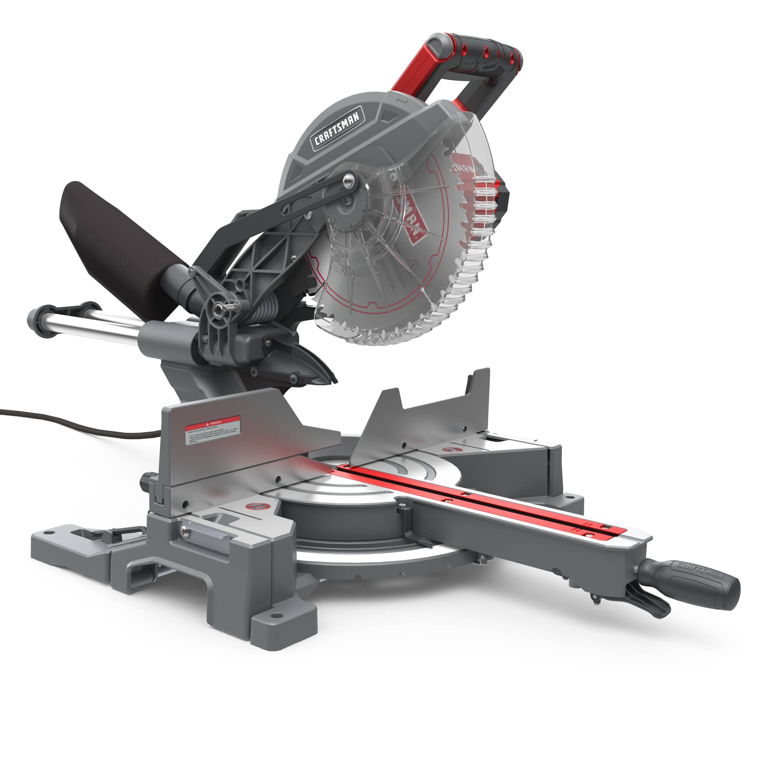 CRAFTSMAN 10-in 15-Amp Single Bevel Sliding Corded Miter Saw - Image 1