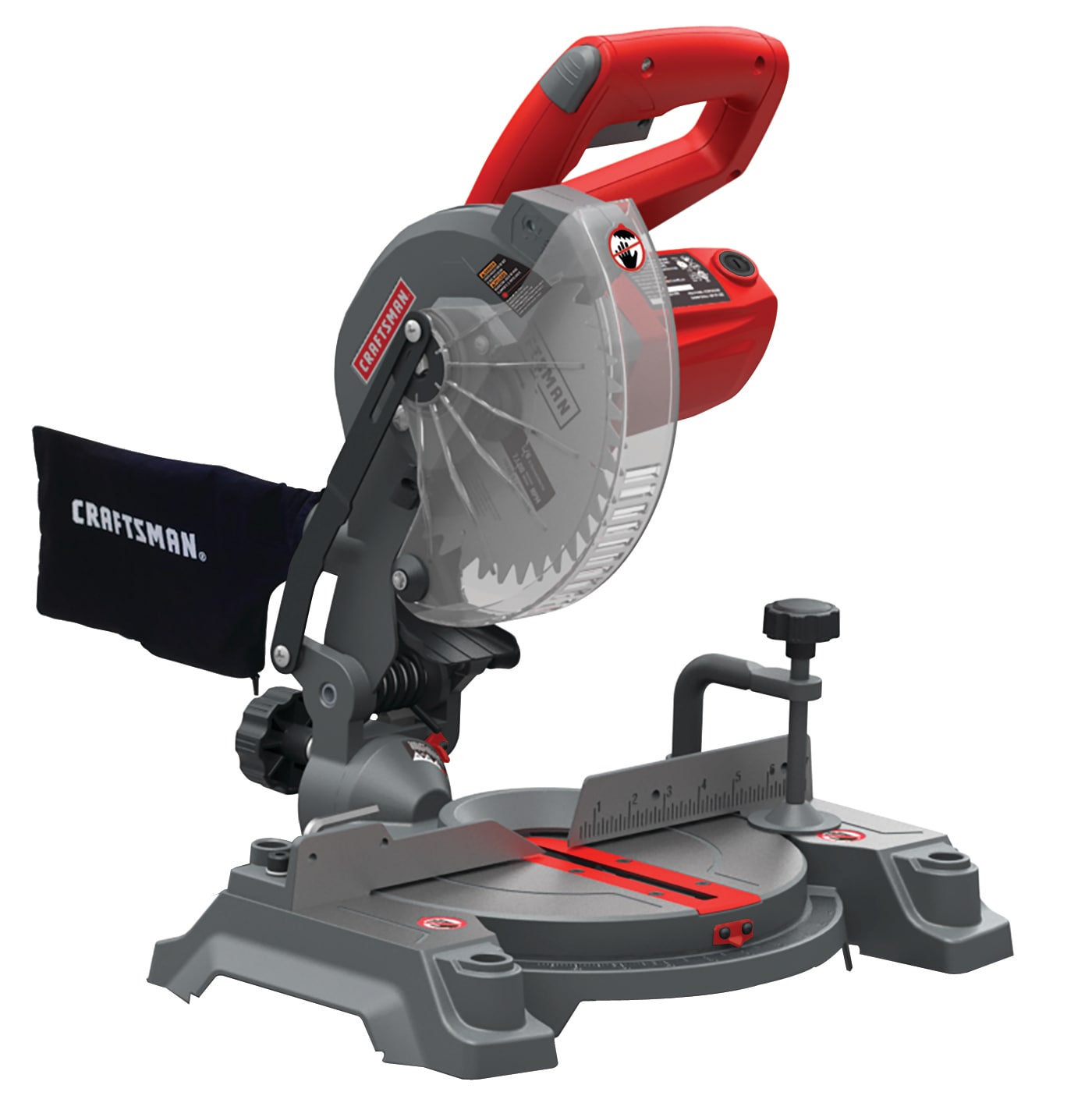 CRAFTSMAN 7-1/4-in 9-Amp Single Bevel Compound Corded Miter Saw - Image 1