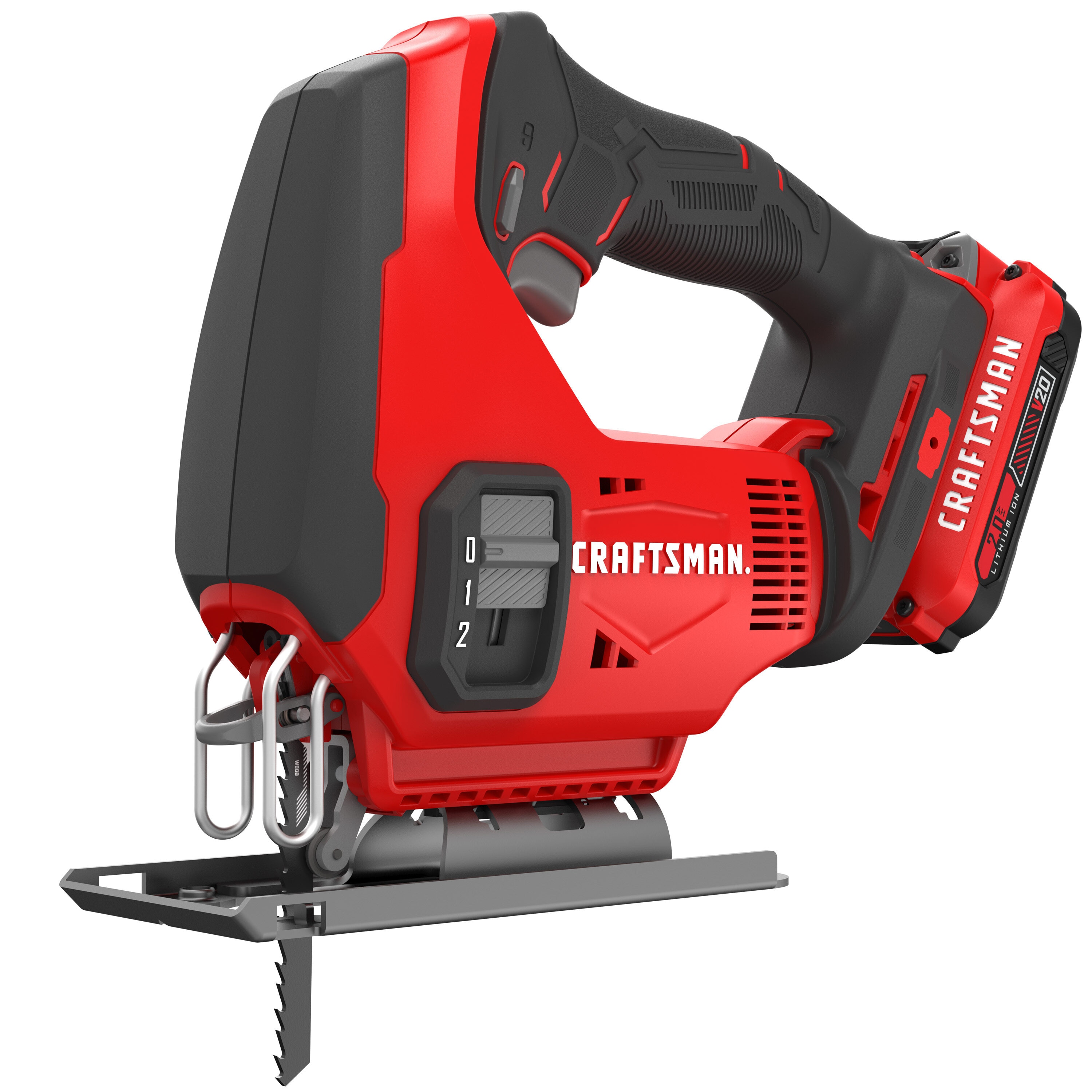 CRAFTSMAN 20-volt max Variable Speed Keyless Cordless Jigsaw (Battery Included and Charger Included) - Image 1