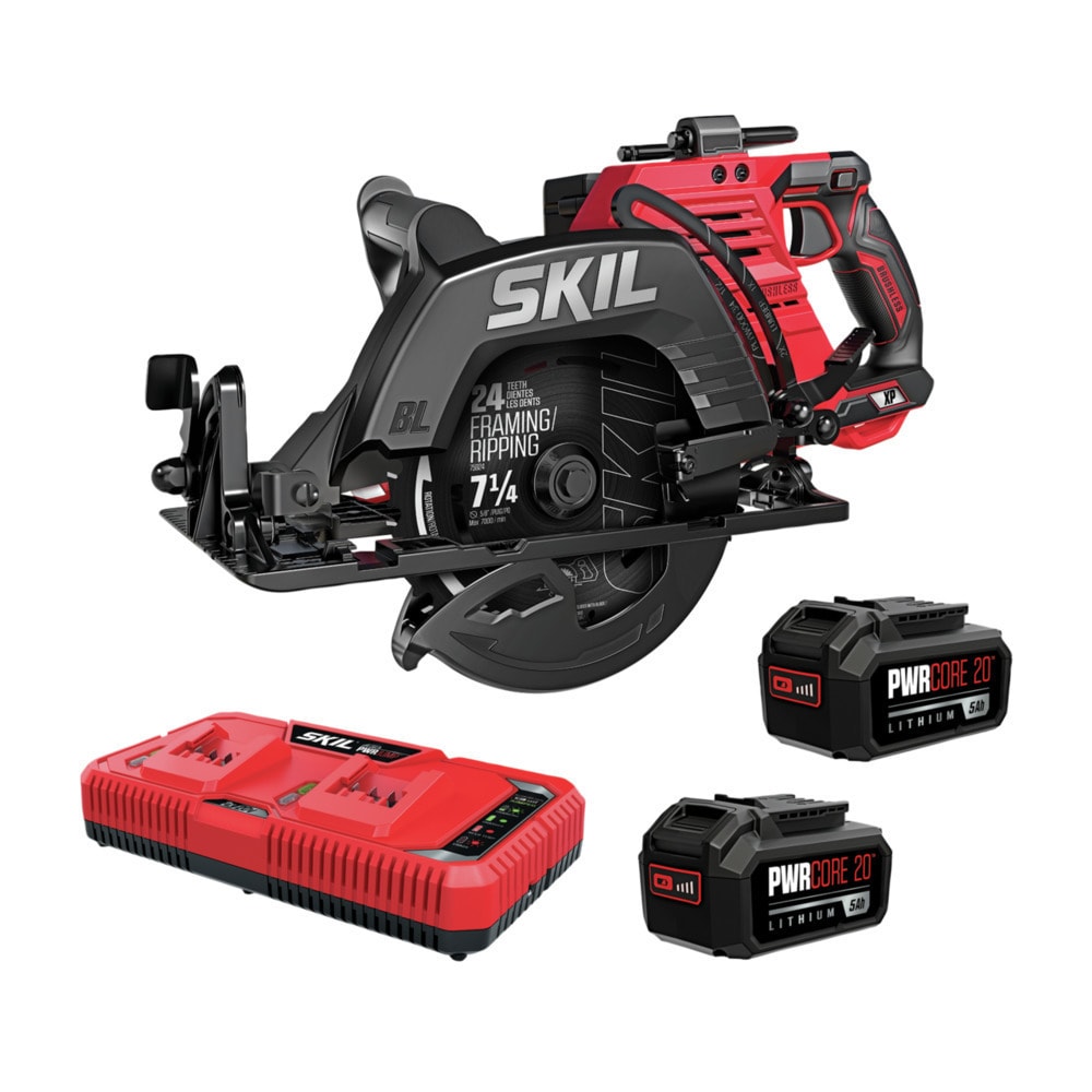 SKIL 40V 20Vx2 XP Circular Saw Kit Brushless 7 1/4in Rear Handle - Image 1