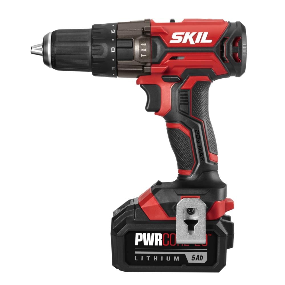 SKIL PWR CORE 1/2-in 20-volt Variable Speed Cordless Hammer Drill ( 1 -Batteries and Charger Included ) - Image 1