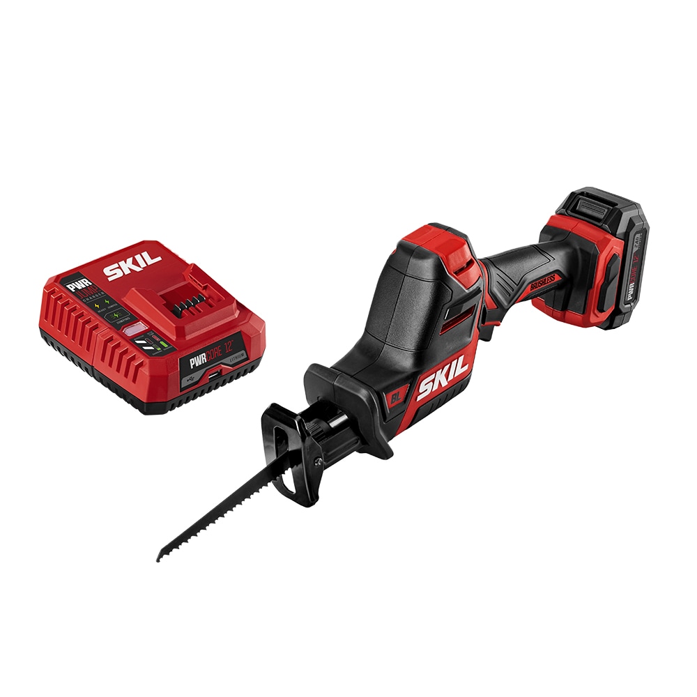 SKIL PWR CORE 12 12-volt 2.0 -Amp Variable Speed Brushless Cordless Reciprocating Saw ( Battery Included and Charger Included ) - Image 1