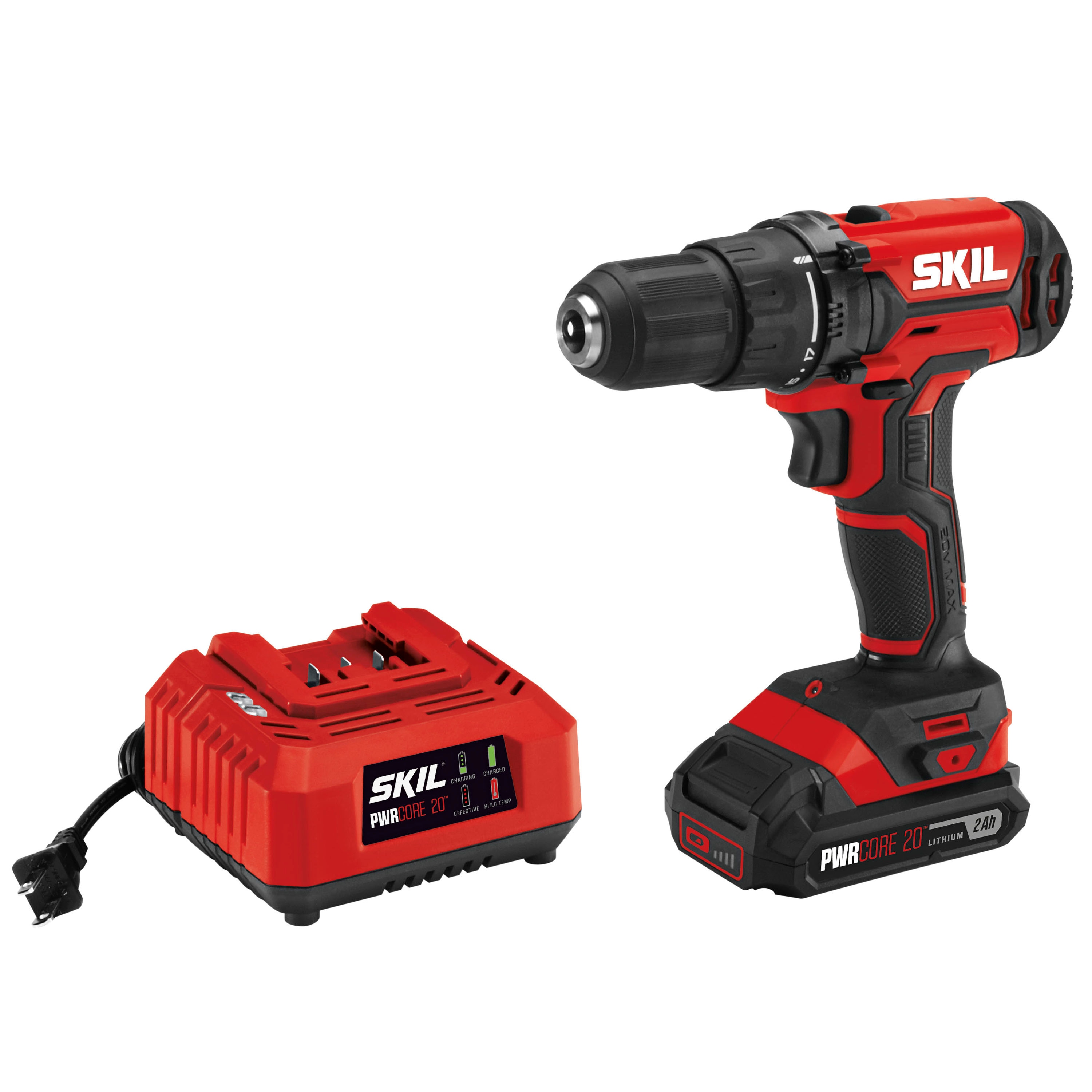 SKIL PWR CORE 20 20-volt 1/2-in Cordless Drill ( 1 -Batteries Included, and Charger Included ) - Image 1