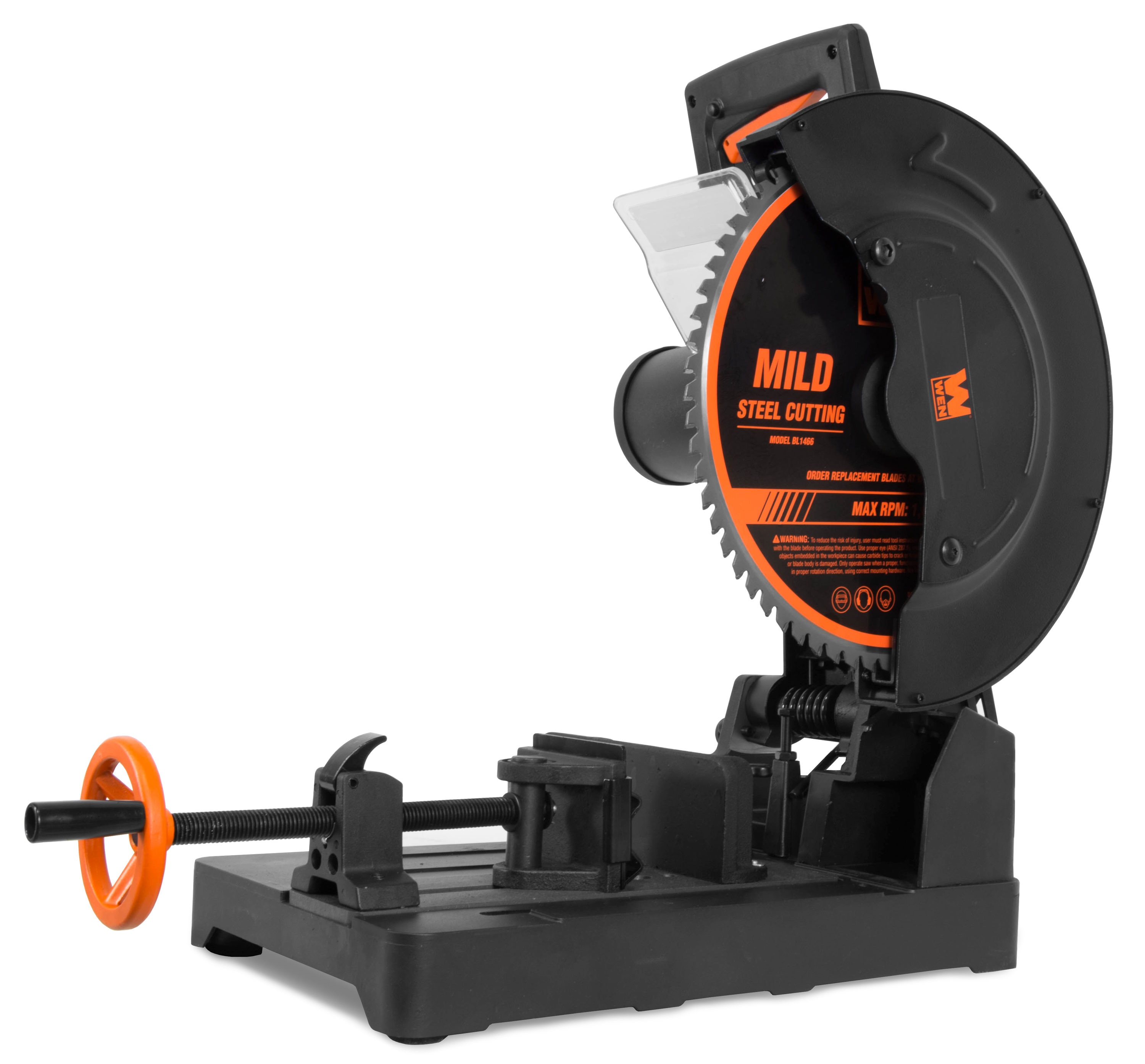 WEN 15-Amp 14-Inch Premium Multi-Material Cut-Off Chop Saw with Carbide-Tipped Metal-Cutting Saw Blade - Image 1