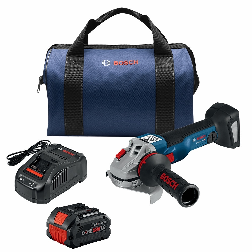 Bosch PROFACTOR 5-in 18-volt 8-Amp Sliding Switch Brushless Cordless Angle grinder - Image 1