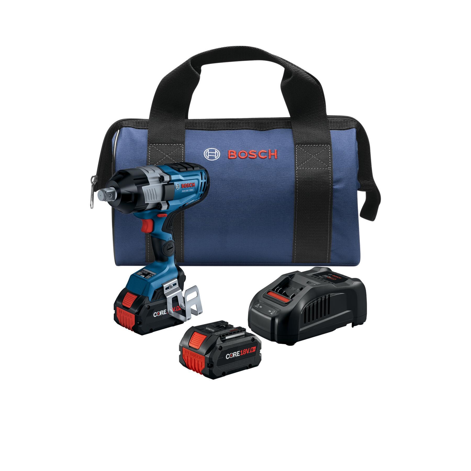 BOSCH GDS18V-1180CN PROFACTOR 18V Connected-Ready 3/4 In. Impact Wrench with Friction Ring and Thru-Hole (Bare Tool) - Image 1
