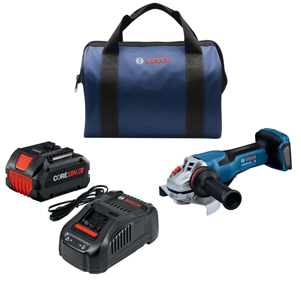 Bosch PROFACTOR 6-in 18-volt 8-Amp Paddle Switch Brushless Cordless Angle grinder - Image 1