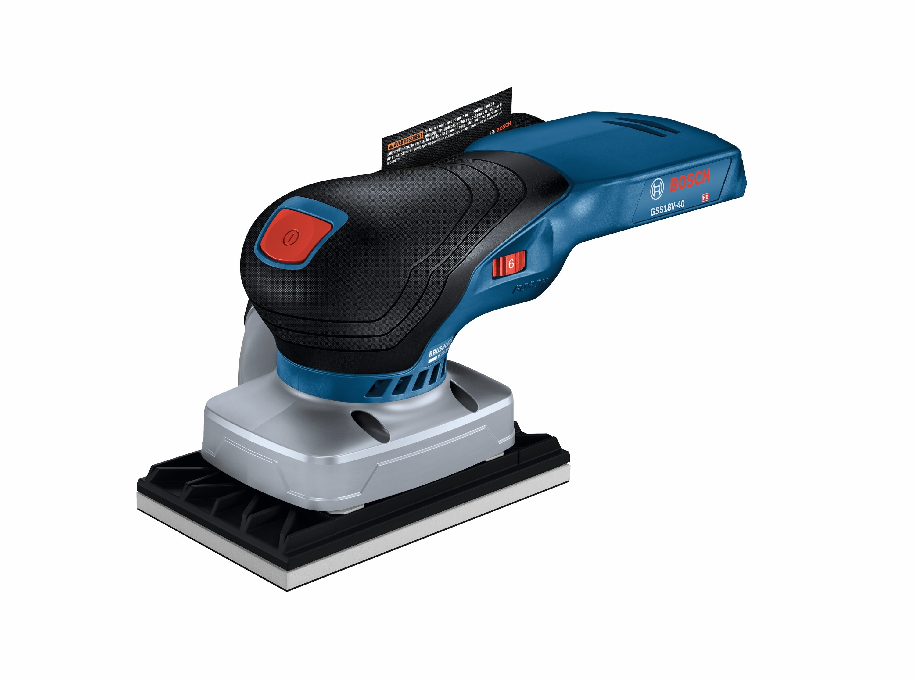 BOSCH GSS18V-40N 18V Brushless Sheet Orbital Finishing Sander (Bare Tool) - Image 1