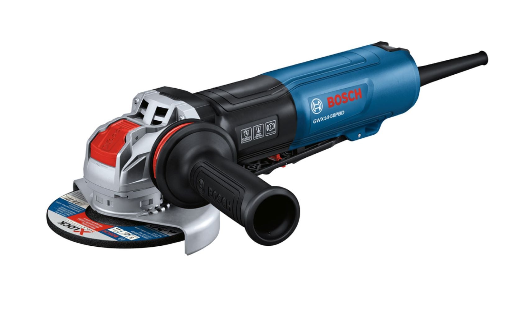 Bosch 5 Inch X-LOCK Angle Grinder with No Lock-On Paddle Switch & Brake - Image 1