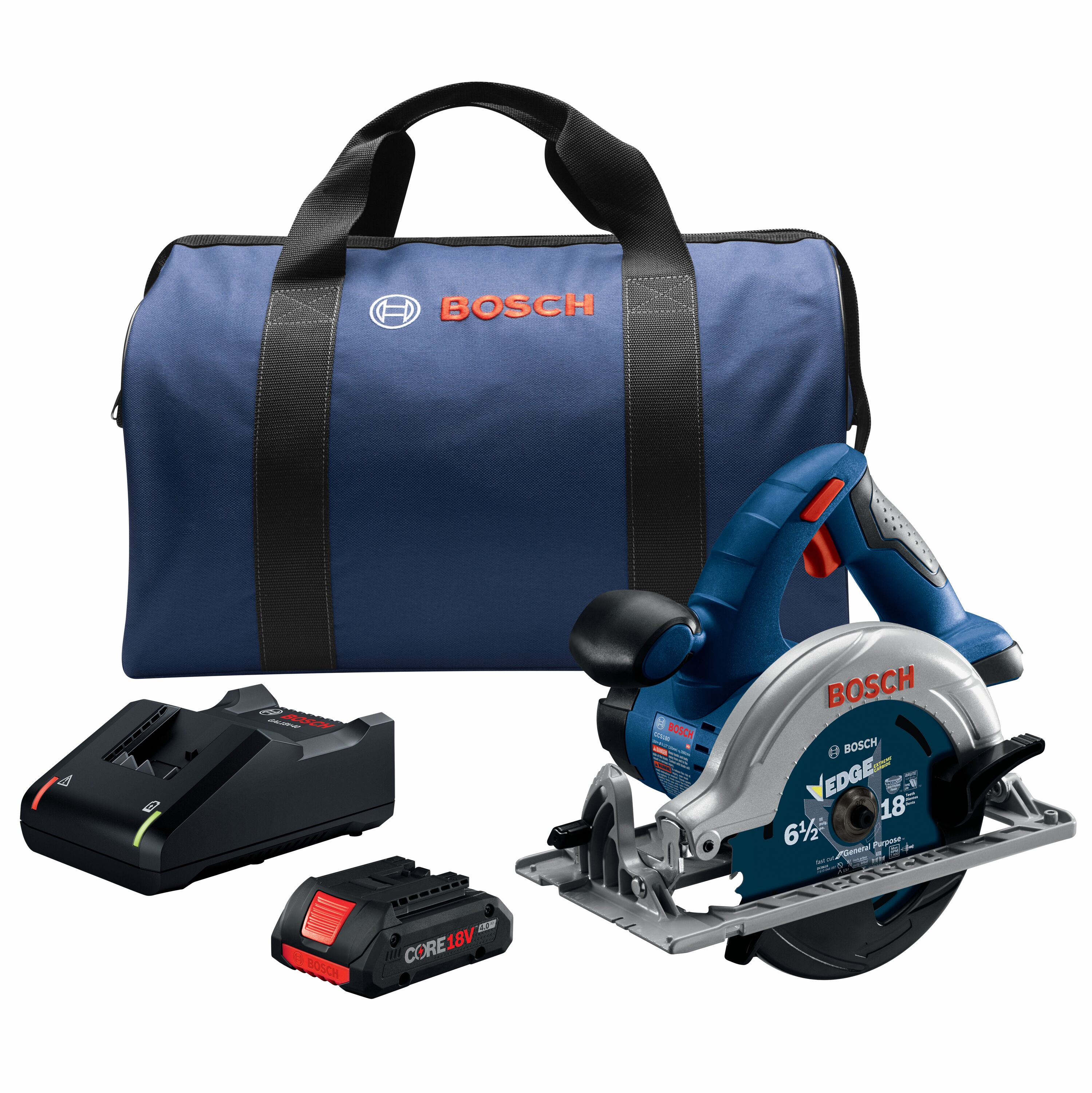 Bosch 18-volt 4 -Amp 6-1/2-in Cordless Circular saw (Battery Included and Charger Included) - Image 1