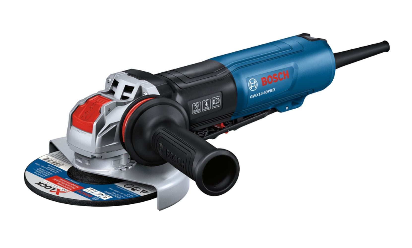 Bosch 6 Inch X-Lock Angle Grinder with No Lock-On Paddle Switch & Brake - Image 1