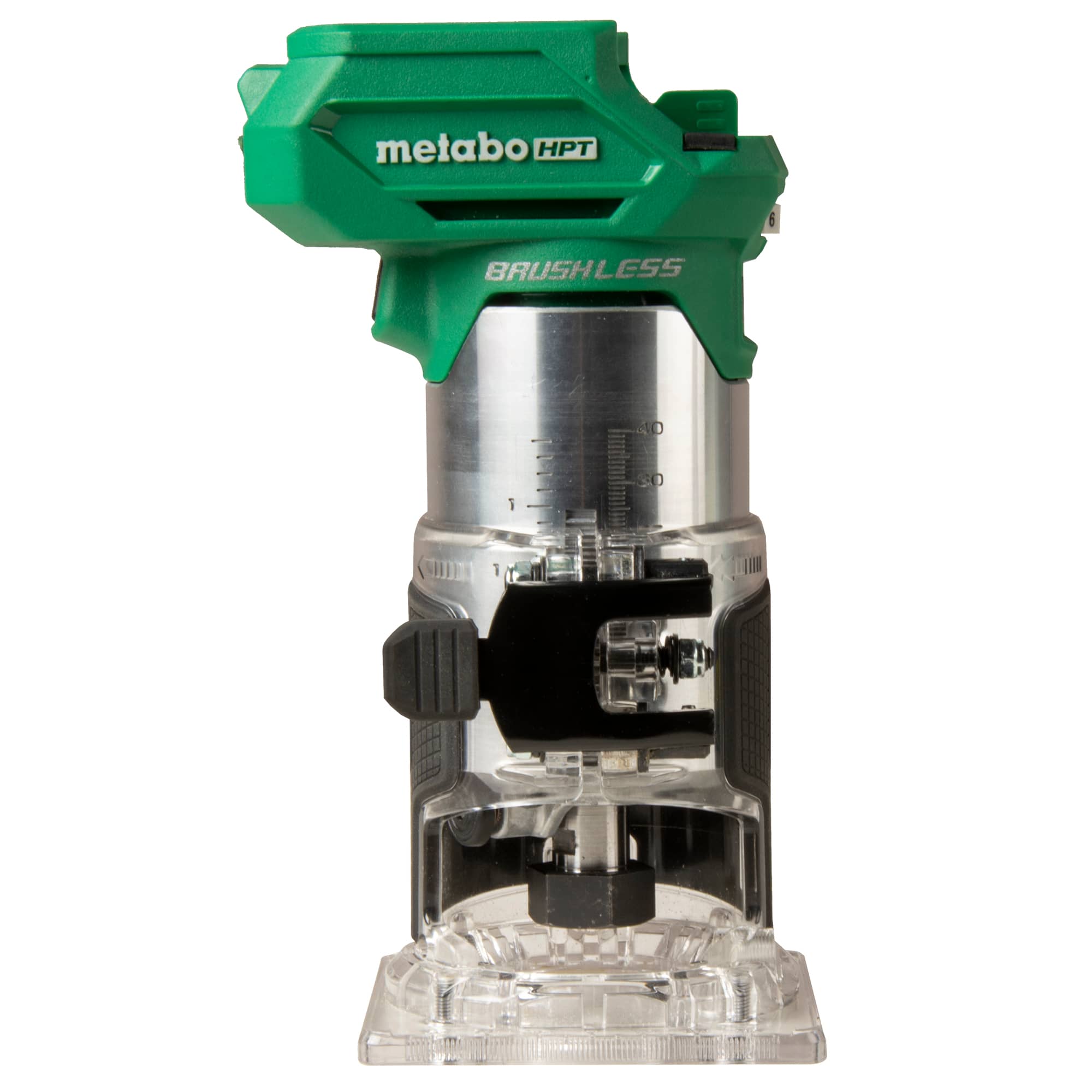 Metabo HPT 18V Cordless Trim Router, Variable Speed 10,000-30,000 RPM, Lightweight Router Design, 1/4-Inch and 3/8-Inch Collets, LED Work Light, Soft Start & Quick Brake, Tool Body Only, M1808DAQ4 - Image 1
