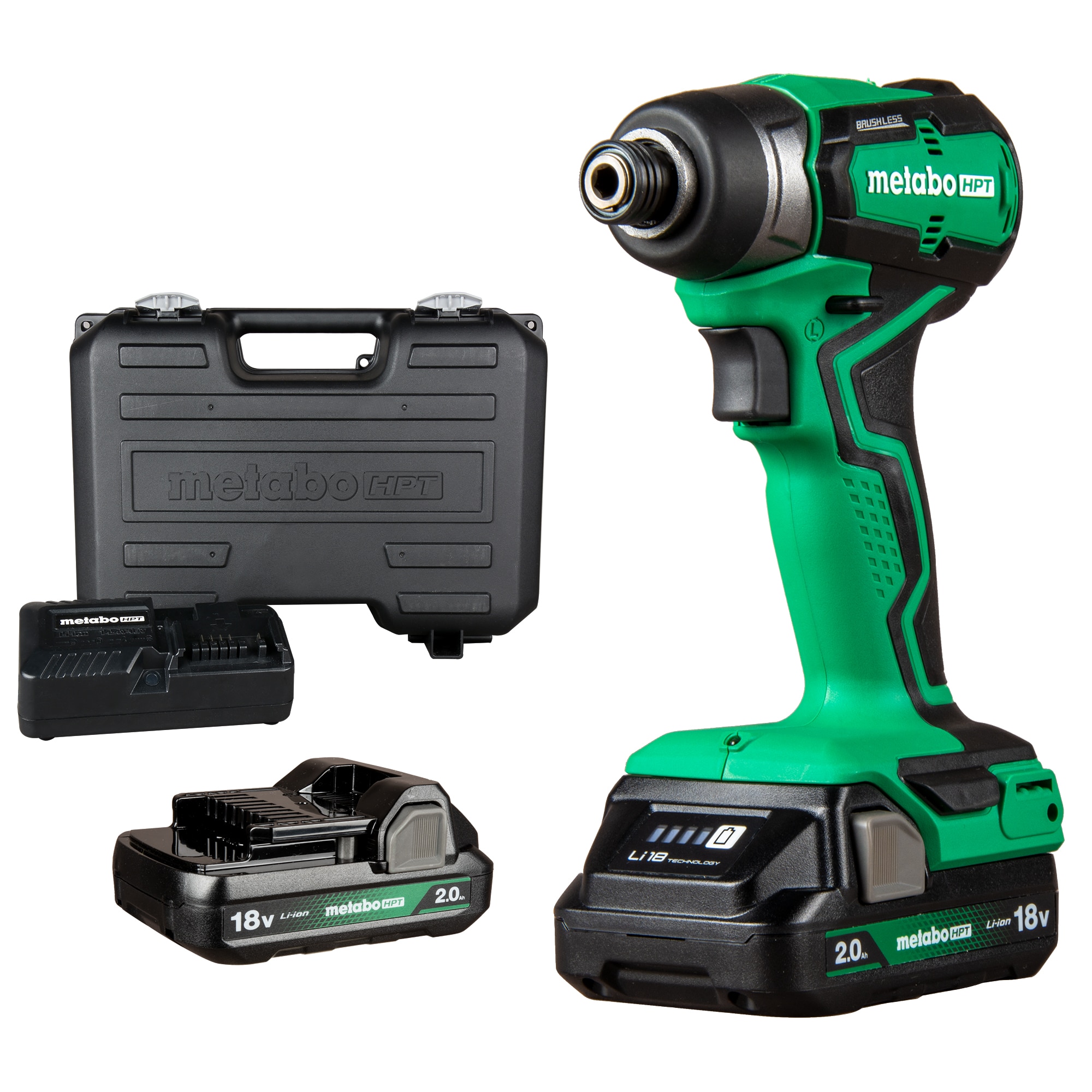Metabo HPT 18-volt 1/4-in Brushless Cordless Impact Driver (Battery Included and Charger Included and Hard Case included) - Image 1