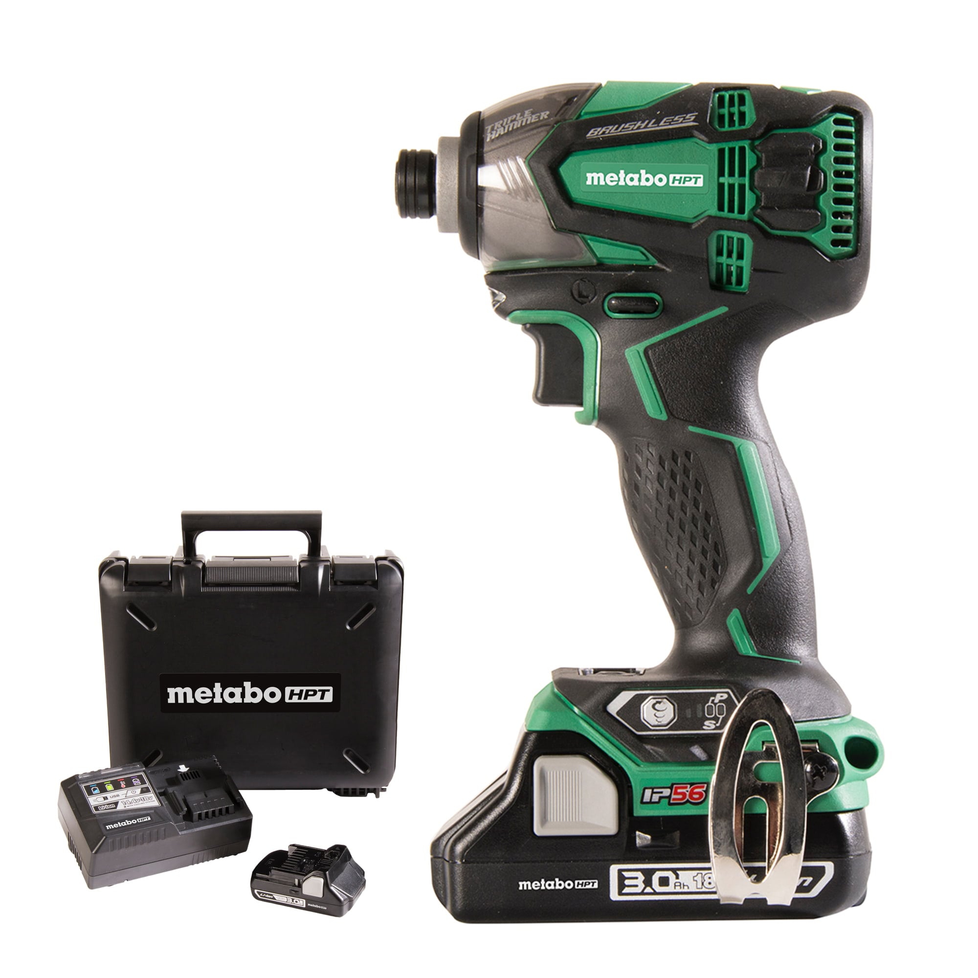 Metabo HPT MultiVolt 18-volt 1/4-in Brushless Cordless Impact Driver (Battery Included and Charger Included and Hard Case included) - Image 1