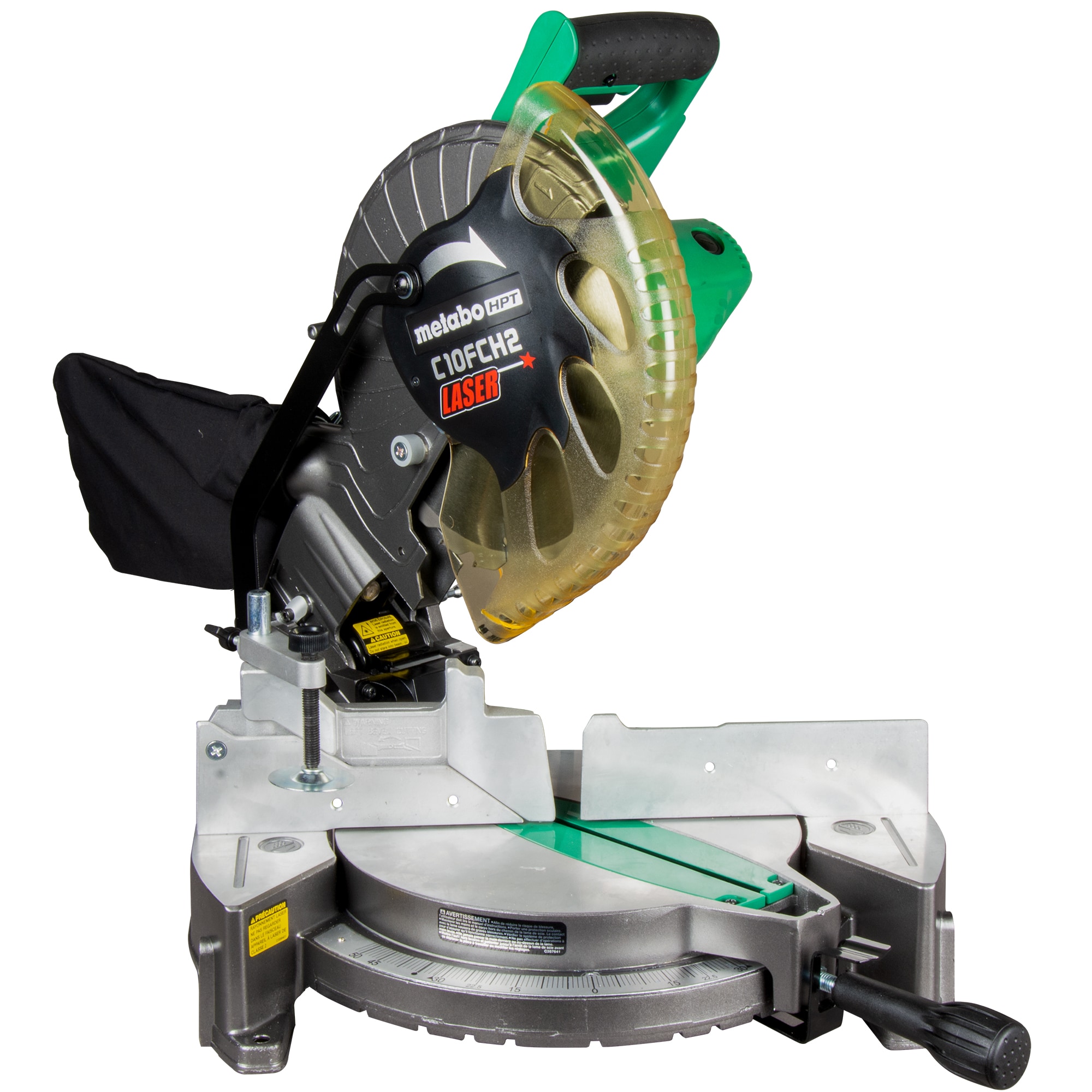 Metabo HPT 10-in 15-Amp Single Bevel Compound Corded Miter Saw with Laser Guide - Image 1